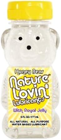 Nature Labs Honey Bear Water Based Lubricant, 6 Ounce