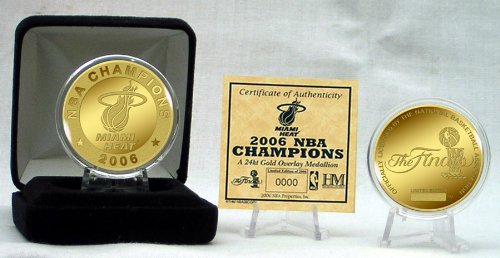 Buy 2006 Miami Heat NBA 24KT Gold Champion Coin by No manufacturer