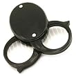Folding Pocket Magnifier 5x 10x .75" Double Lens