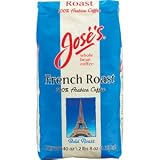 Cheap Deals on Jose's Whole Bean Coffee, French Roast, 40oz by Jose's