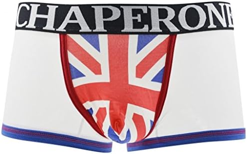 Hellojuncao Chaperone Mens England Breathable Mesh Boxers