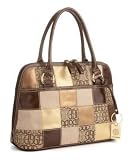 Giani Bernini "Patchwork Signature" Dome Satchel