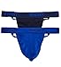 2(x)ist mens Essential Cotton 2 Pack Y-Back Thong,Varsity Navy/Cobalt,X-Large