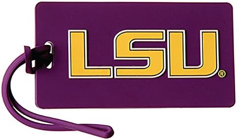 NCAA Louisiana State University Tigers Rubber PVC Luggage Bag Tag