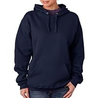 Premium Hooded Sweatshirt, Color: Navy, Size: Large