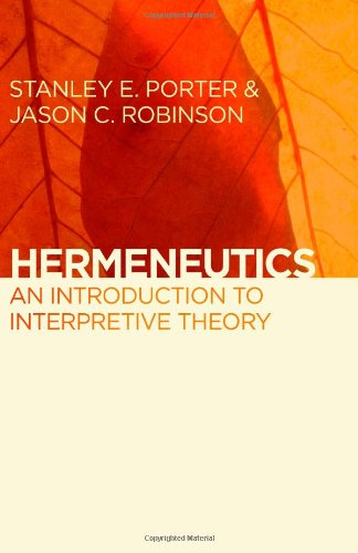 hermeneutics an introduction to interpretive theory