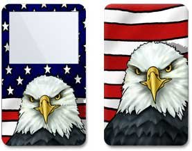 American Eagle Design iPod classic 80GB/ 120GB Protector Skin Decal Sticker