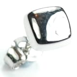 9ct White Gold Single Stud Earring
