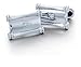 Diamond Cufflinks in Sterling Silver with High