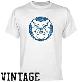 NCAA Butler Bulldogs White Distressed Logo Vintage T-shirt