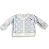 Mish Mish - Newborn Baby Boys Cardigan, Lt. Blue, White