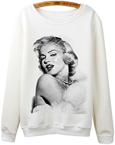 Women's Winter Clorthing 3D Sexy Marilyn Monroe Harajuku Sport Suit Clothing