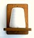 Wall Mount Pool Table Cone Chalk Holder With Chalk Oak Finish