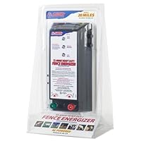 Fi-Shock SS-4000X AC Powered Heavy-Duty 20 Miles Electric Fence Charger with Self-Diagnostic Circuitry