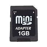 Mini SD Memory Card with Adaptor, 1GB