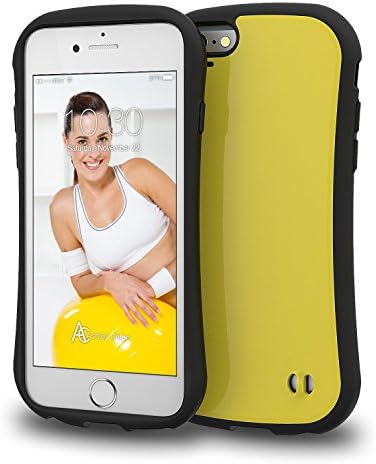 iPhone 6 / 6S Case [SportFit] Premium Protective Case (4.7 inch). Sporty Slim Design / Heavy-duty Protection / Dual Layer Anti-shock Bumper / HONEYCOMB Supportive Grid Structure - Bright Yellow