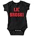 Lil Broski | Little Bro Younger Sibling Brother Romper Bodysuit