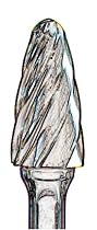 SAIT 45145 Tungsten Carbide Heavy Duty Die Grinder Bur SF5 1/2" x 1" x 1/4"