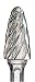 SAIT 45140 Tungsten Carbide Heavy Duty Die Grinder Bur SF3 3/8 x 3/4 x 1/4