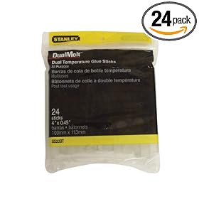 Stanley GS20DT Dual Temperature 4-Inch Glue Sticks, 24-Pack