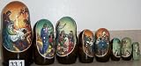 Russian Hand Made Nesting Doll 