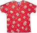 Cherokee HQ Assorted Veterinary Prints 100% Cotton V-Neck Scrub Top - Medical