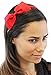 Teachers Pet Grosgrain Ribbon Bow Headband, Red