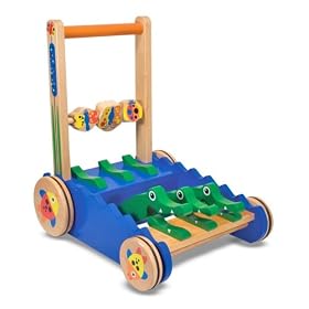 Melissa & Doug Chomp & Clack Alligator Push Toy
