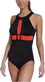 It Figures Women's I.F.® Women'S Swimsuit Bond Girl Highneck Tank,Paprika,14