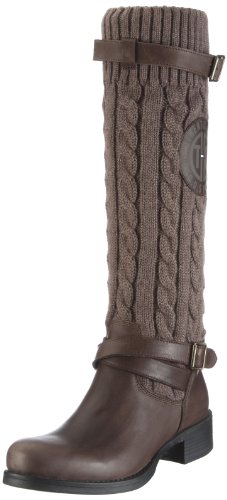 Hilfiger Denim BROOM 1 FW56812750, Damen Stiefel, Braun (DARK BROWN 201), EU 40