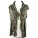 Winter Warm 2ply Soft Knit Puff Layer Scarf Wrap Gray