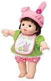 ぽぽちゃん お人形 やわらかお肌のよちよちぽぽちゃん〈うさぎのよだれかけ〉