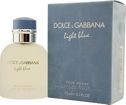 D & G Light Blue By Dolce & Gabbana For Men Eau De Toilette Spray, 4.2-Ounces