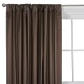 Fieldcrest® Luxury Window Panel Striped Taffeta - Brown (84x54)