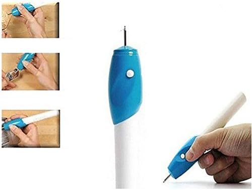Kriston Nilson®#1 Best 2PcsCordless Engraving Pen - Perfect for Metal Wood Ceramic Glass - Accessory Tool for Crafting - Label Tools Jewelry and Valuables