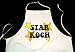STAR KOCH; Kochen Schürze, weiß