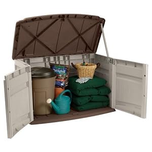 Horizontal Garden Storage Shed Box