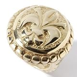 14K Gold Bold Fleur de Lis Artform Ring