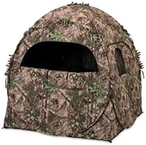 Ameristep 1RX2S010 Doghouse Spring Steel Ground Hunting Blind Realtree XTRA Camo