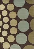 Dalyn Carlisle CR60 Choc Contemporary 8'2 x 10' Area Rug