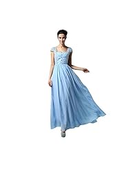 Sexy Chiffon Lace Ankle Length Cocktail Club Dress/Homecoming Dress/Prom Dress/Party Dress/Wedding Dress/Maxi Dress 