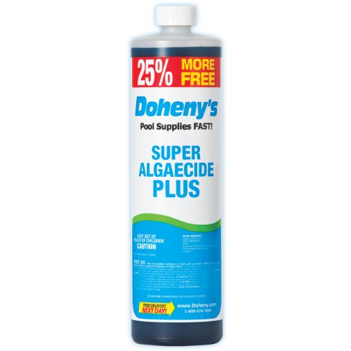 Doheny's Super Pool Algaecide Plus 1-Quart Plus 8 Bonus Ounces Bottle