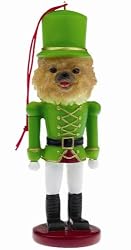 Pomeranian Soldier Christmas Tree Ornament