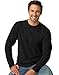 Hanes TAGLESS Nano-T Men's Long-Sleeve Tee, Black, X-Large,Black,X-Large
