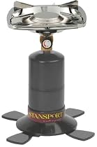 Stansport Single Burner 10,000 BTU Propane Stove, Black