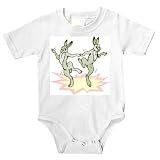 Onesie with animals, rabbits, dancing, hares, dance, bunnies