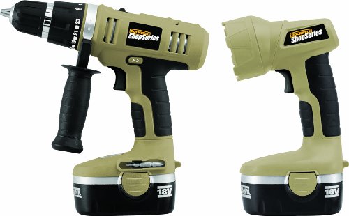 Rockwell ShopSeries RC1322K2 2pc 18 Volt Cordless Combo Kit