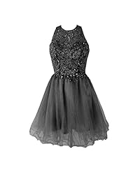 2015 Halter Sleeveless Backless Beaded Lace Sequined Organza Evening Dress/Homecoming Dress/Prom Dress/Wedding Party Dress 