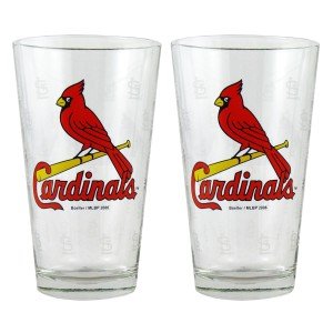 St Louis Cardinals 2 Pack Pint Glasses