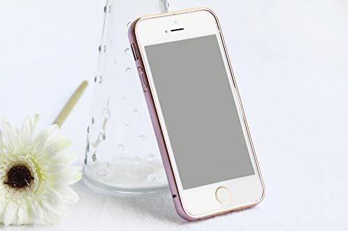 iPhone 6/6S Plus case, iPhone 6/6S Plus Stainless Steel Bumper - Premium Metal Bumper Frame Case Slim Perfect Fit Hard Sides Cover for Apple iPhone 6/6S 5.5inch (Pink)